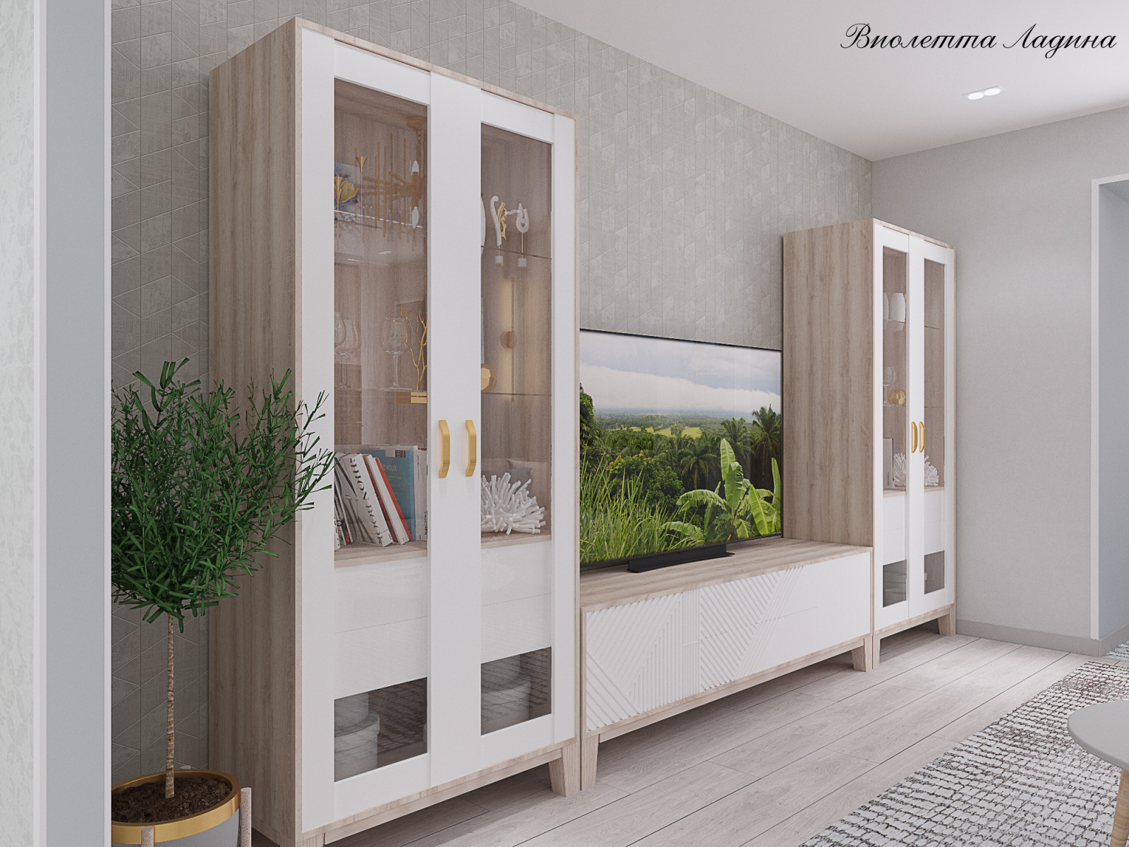 Квартира  в светлых тонах.. Двушка.