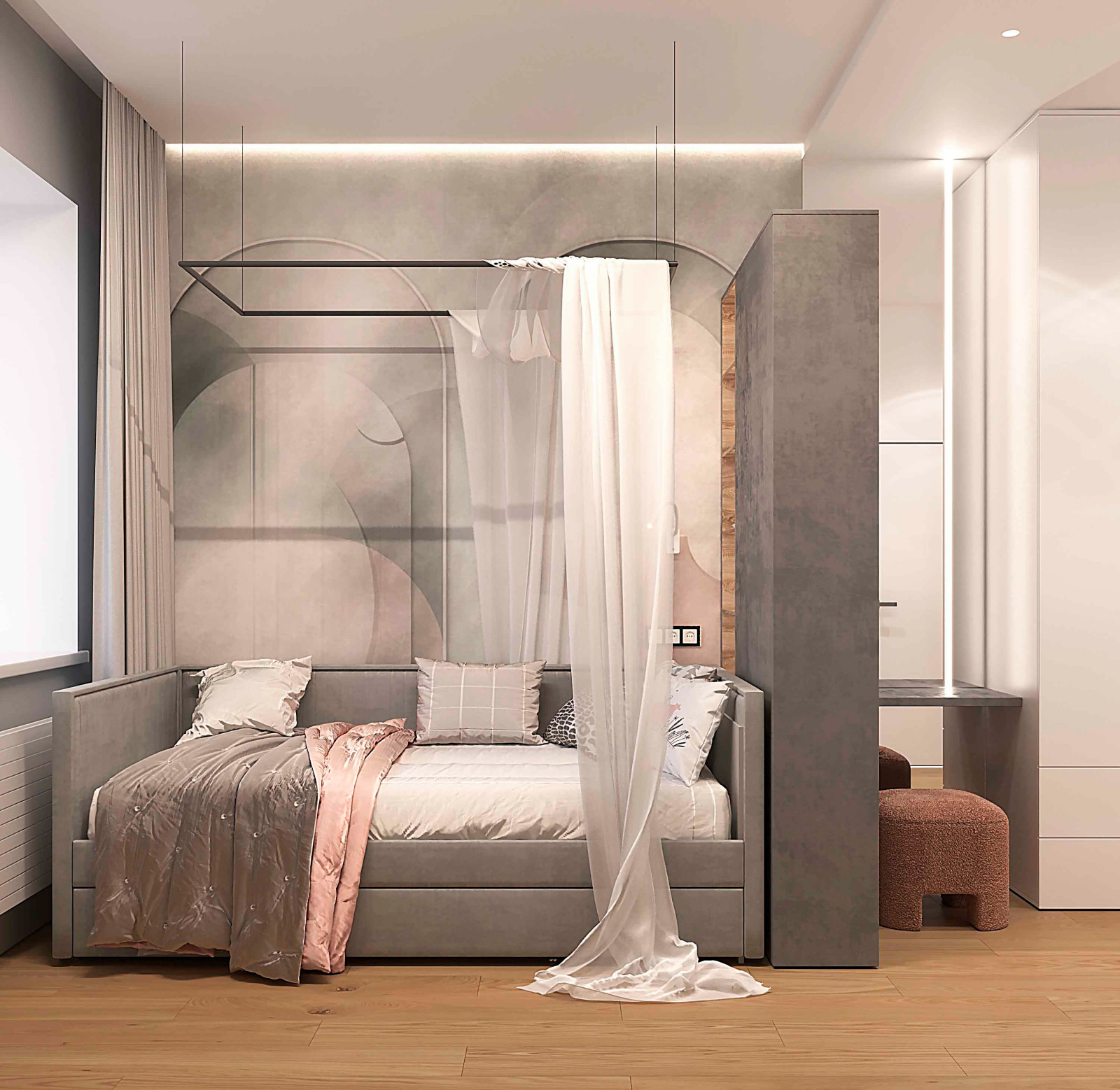 Детская комната для девочки подростка