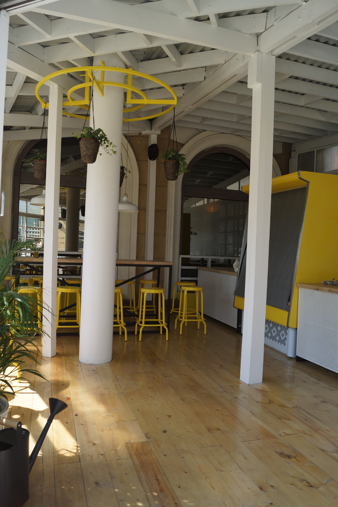 Ремонт помещения под летнее кафе быстрого питания "BANKA"