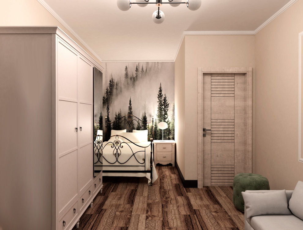 Однокомнатная квартира 34 кв.м. в трёх стилистических решениях.