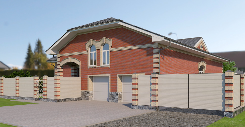 Обложка проекта: архитектура "РАДУЖНЫЙ ДОМ"