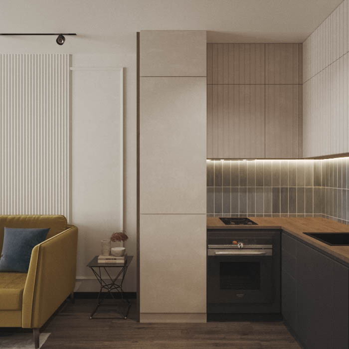 Квартира с акцентами