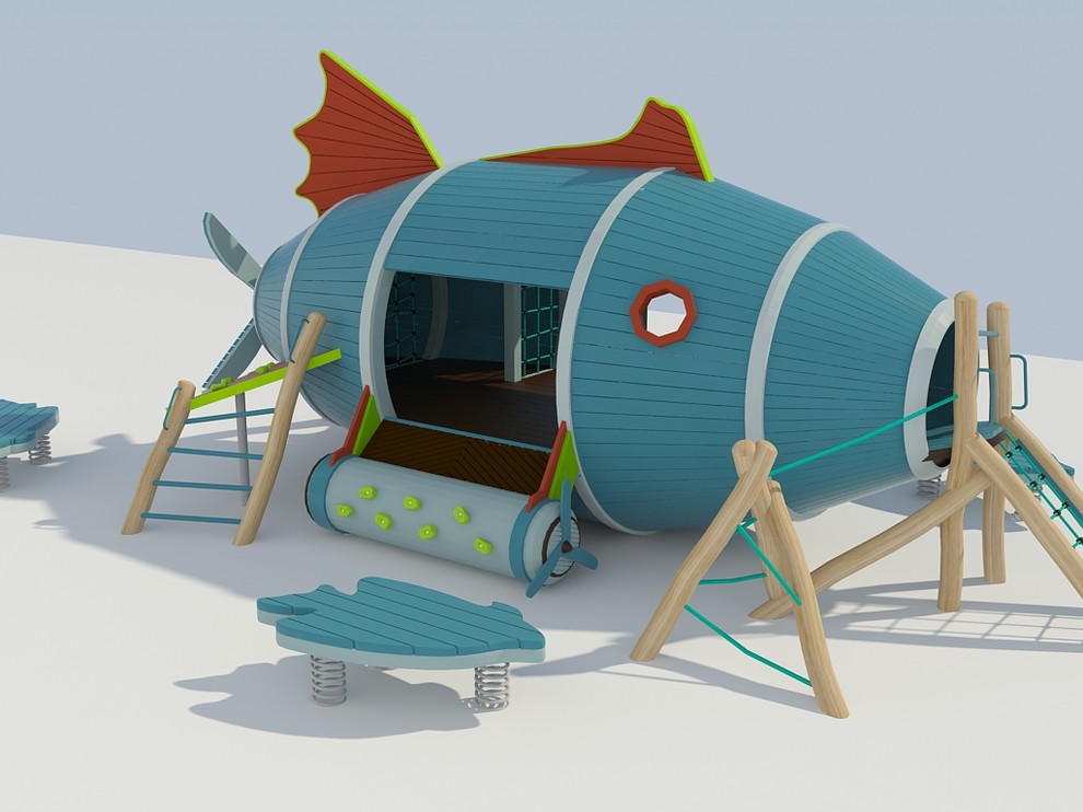 Детская игровая площадка «Рыбка Фредди»