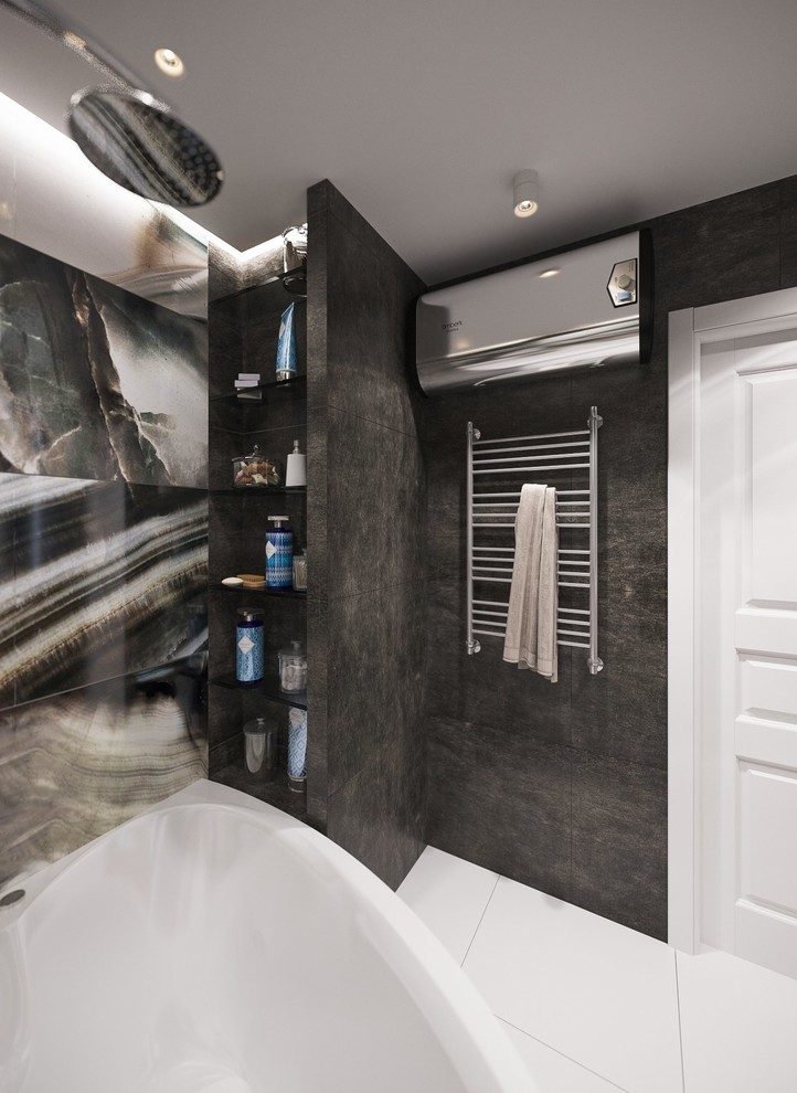 Проект 3-d визуализации санузла выполнен для студии "Твой дизайн"