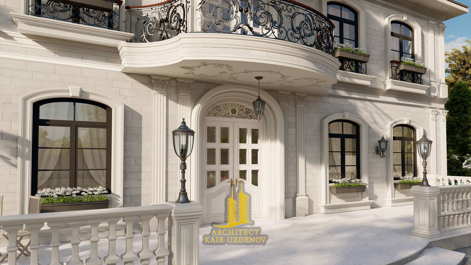 Проект дома в стиле Французский ренесанс