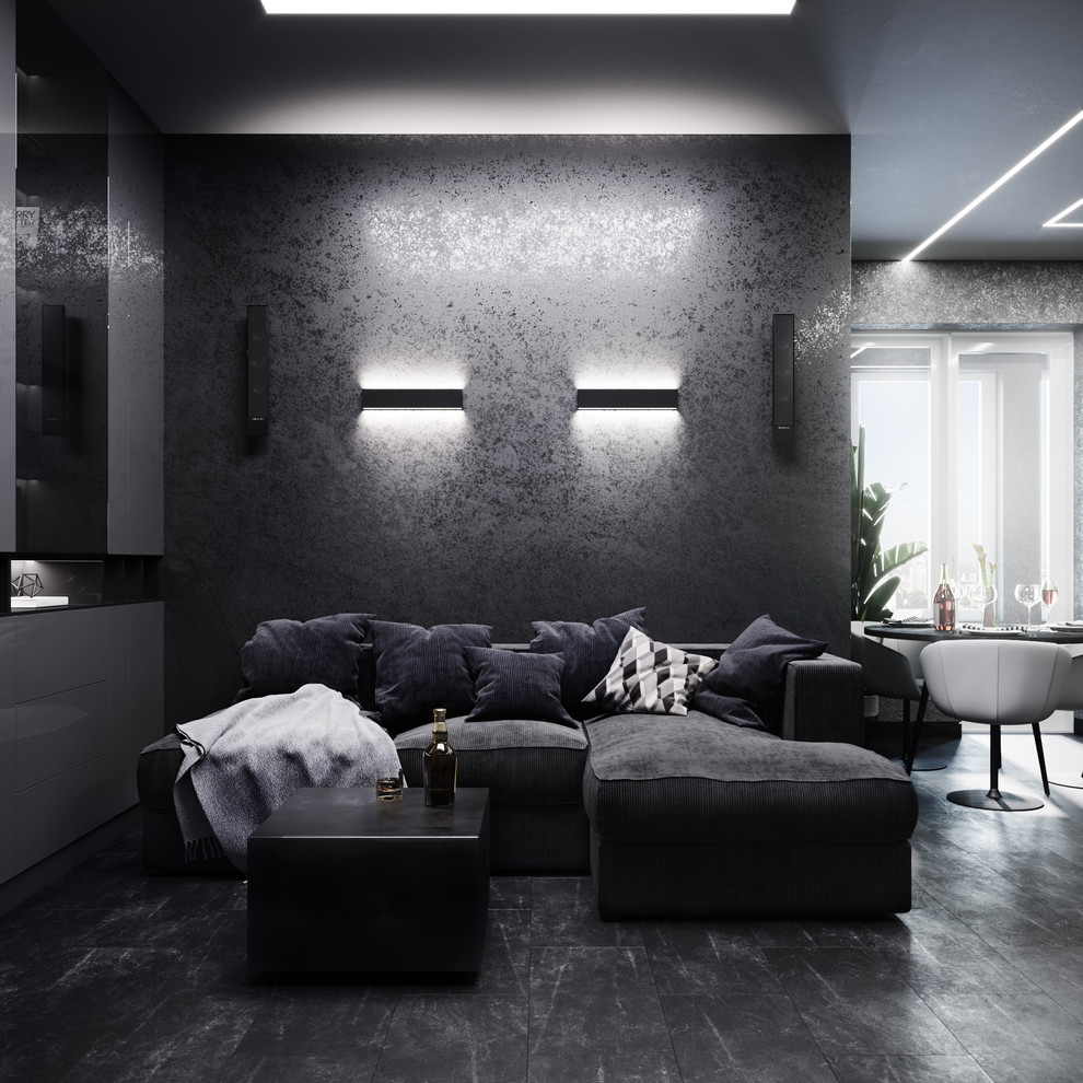 Квартира 42 кв.м. . Ультра Современный дизайн  для IT программиста