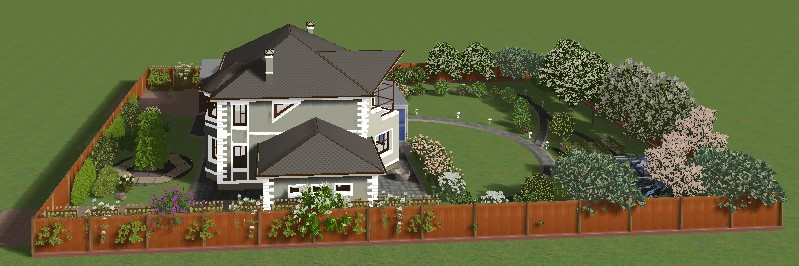 Обложка проекта: Ленинграская область. Коттеджный посёлок Гатчинские поместья