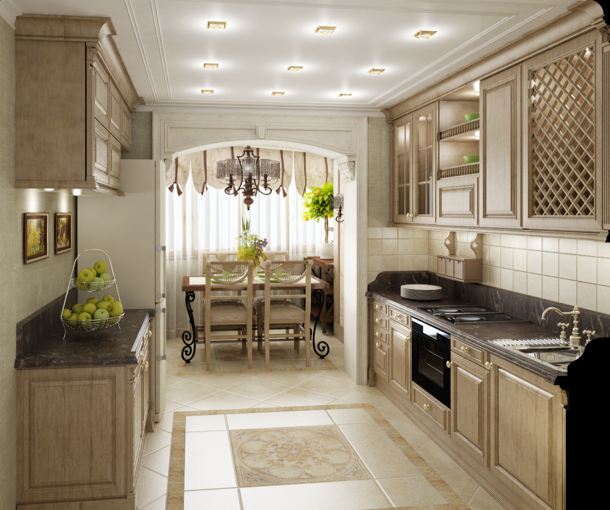 Маленькая квартира в легком классическом стиле