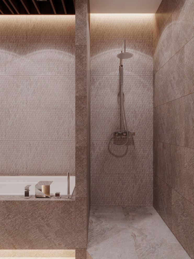 Основной санузел в ЖК "Сердце Столицы"