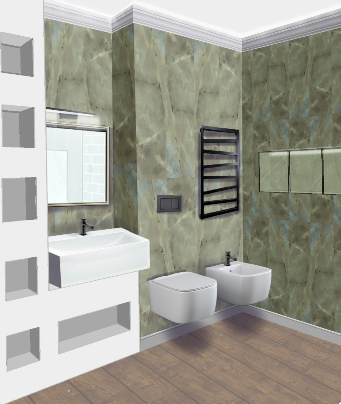 Проект интерьера квартиры ЖК Макаровский