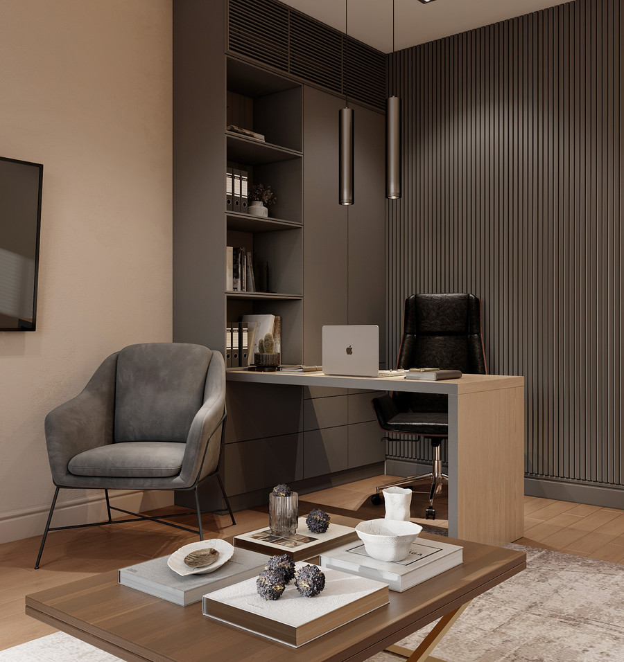 Дизайн-проект трехкомнатной квартиры в современном стиле