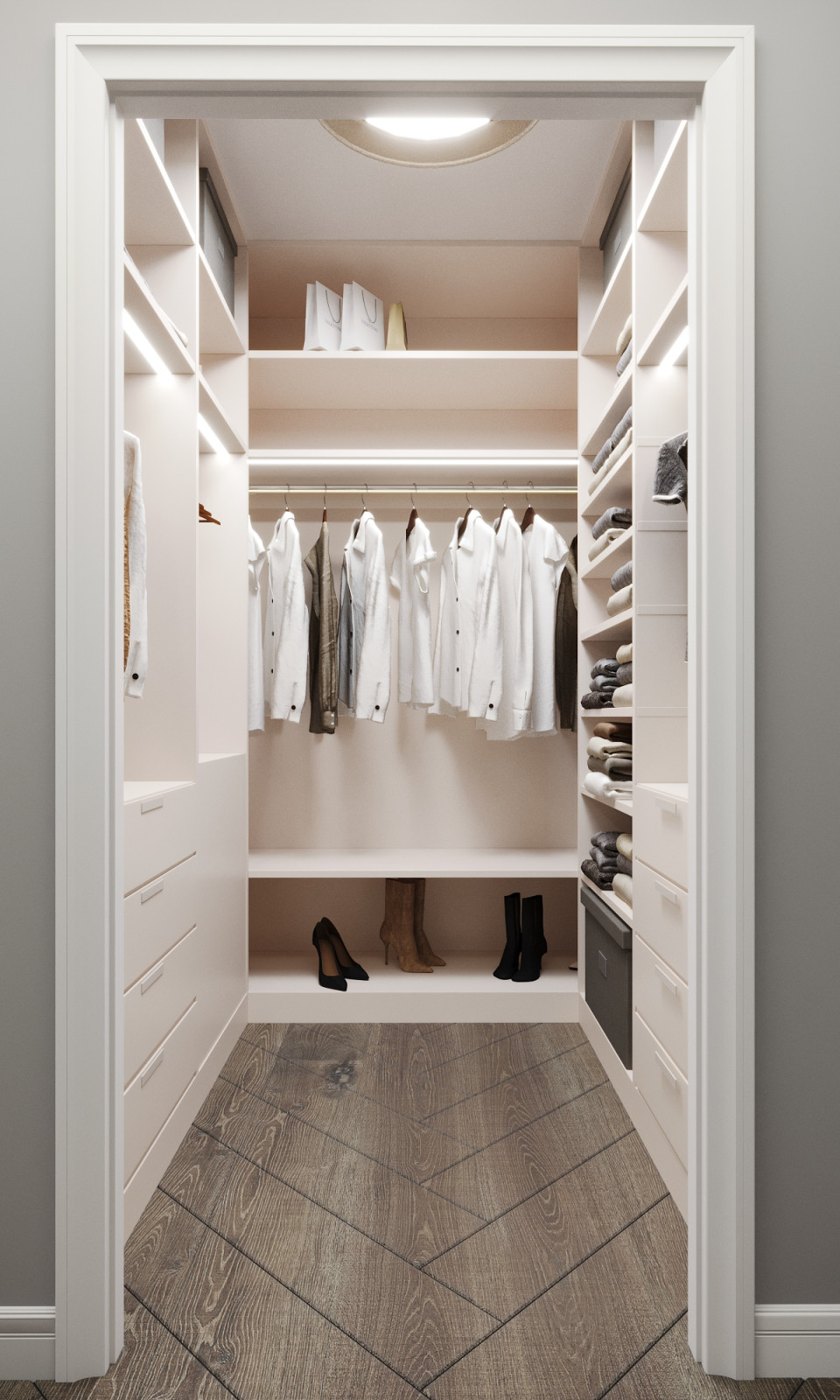 Квартира с элементами неоклассики