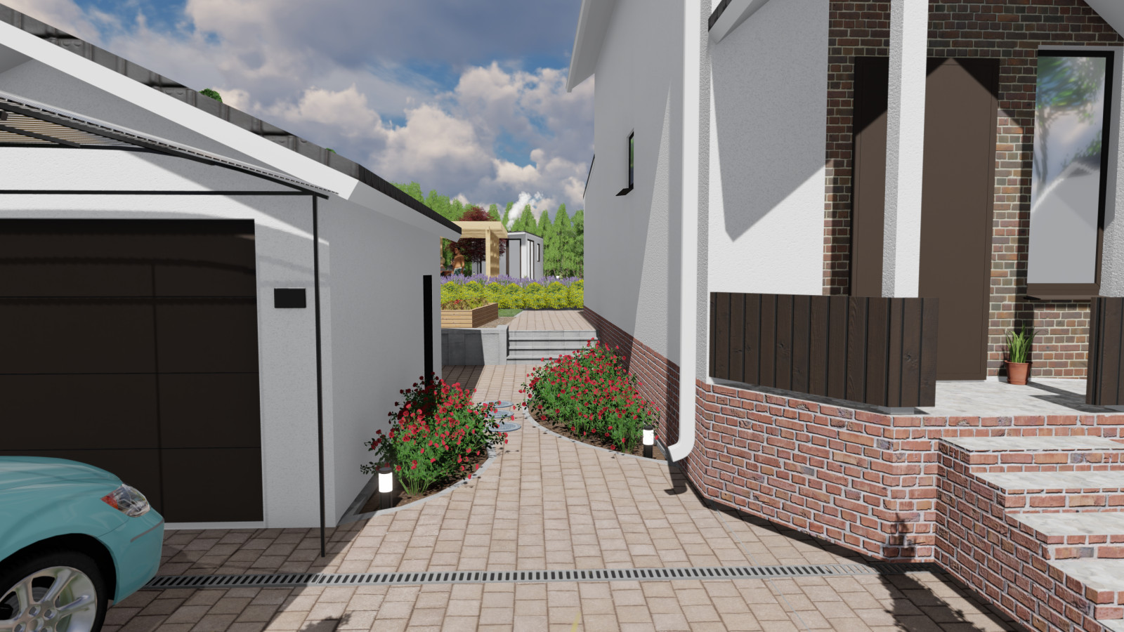 Ландшафтный дизайн в Гостагаевской