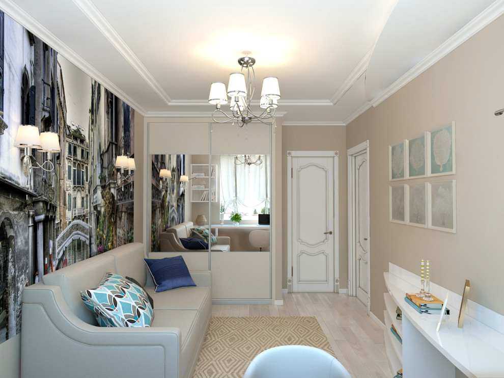 в сиреневых тонах