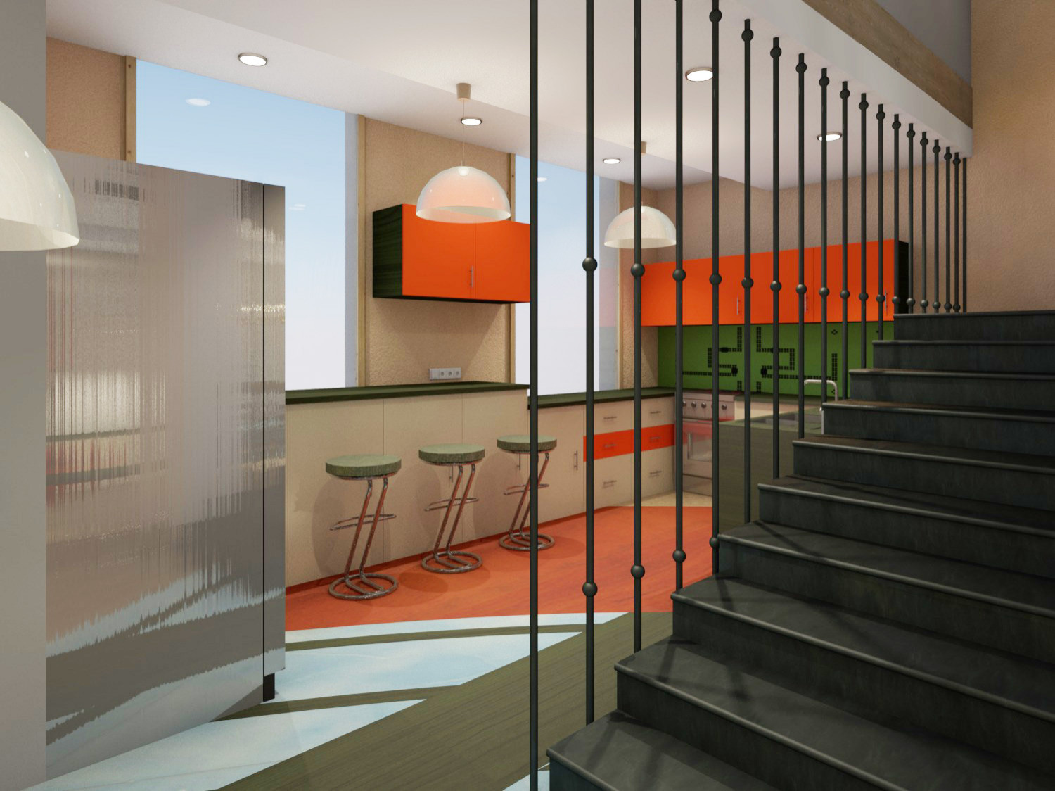 Дизайн-проект загородного дома "Головоломки" для художника