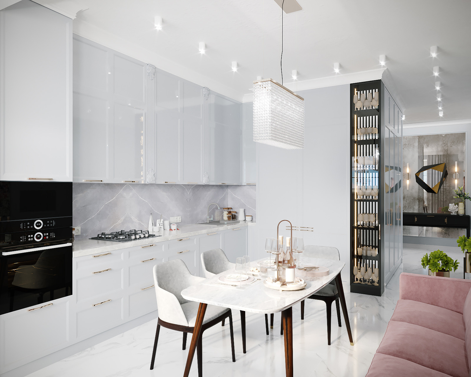 Обложка проекта: Кухня в проекте "Сапфир"