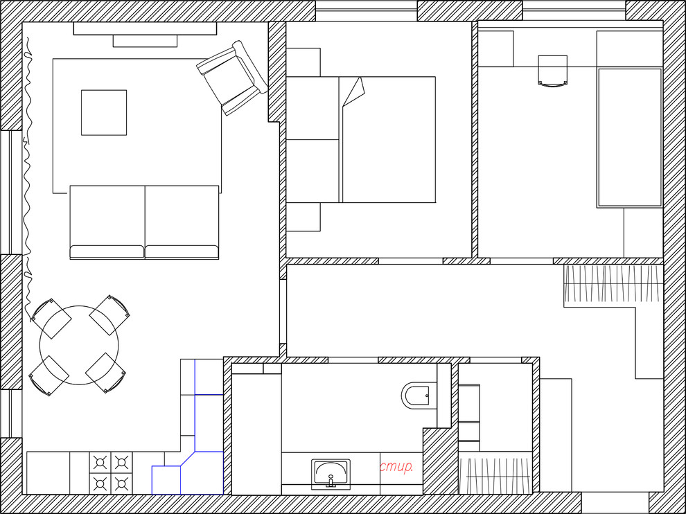Интерьер квартиры в ЖК Гармония (г. Казань)