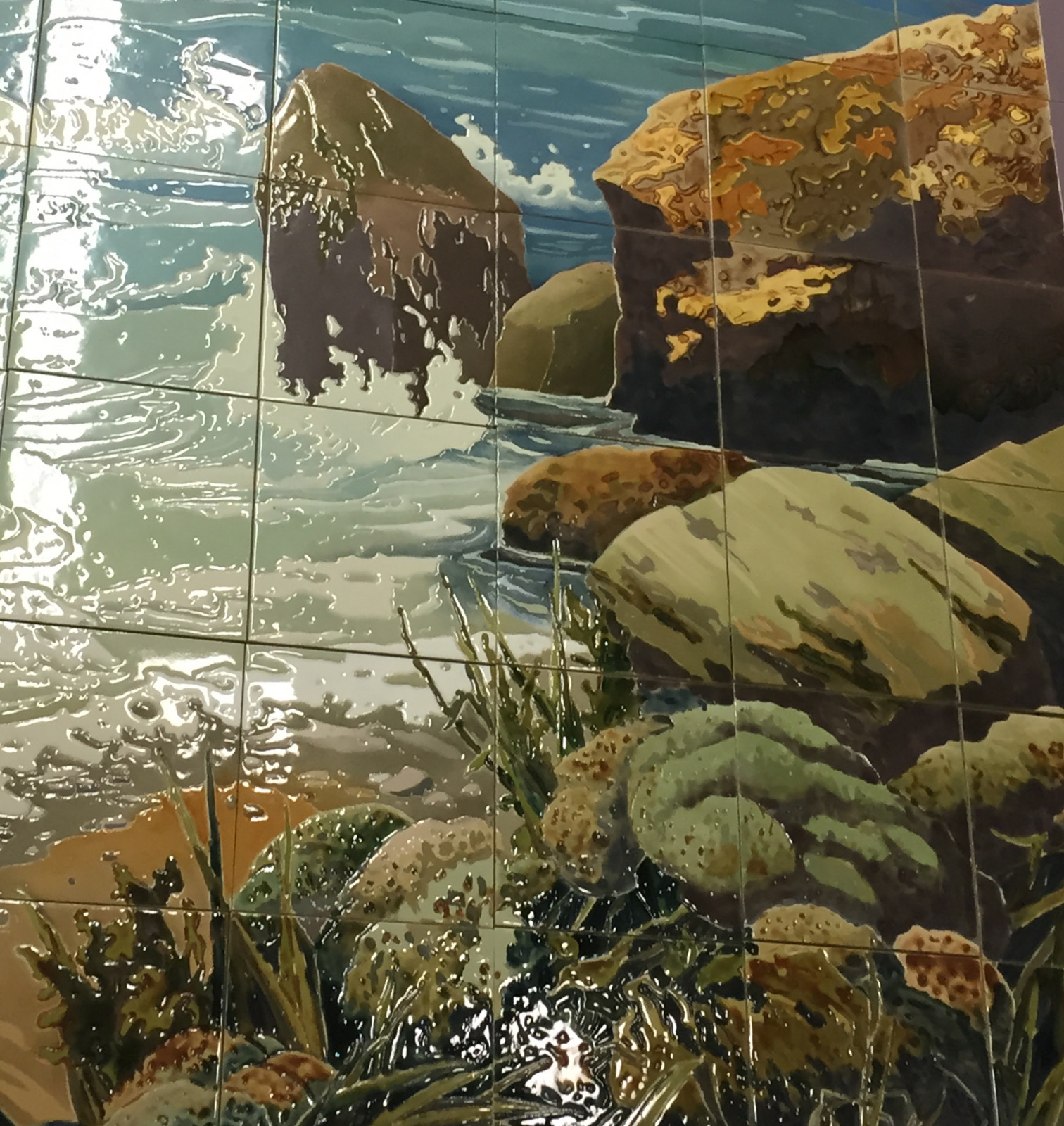 Обложка проекта: Панно для бассейна "Парусник"