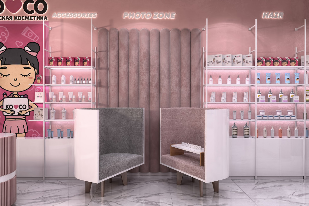 Магазин корейской косметики «Ko&Co», торговый зал
