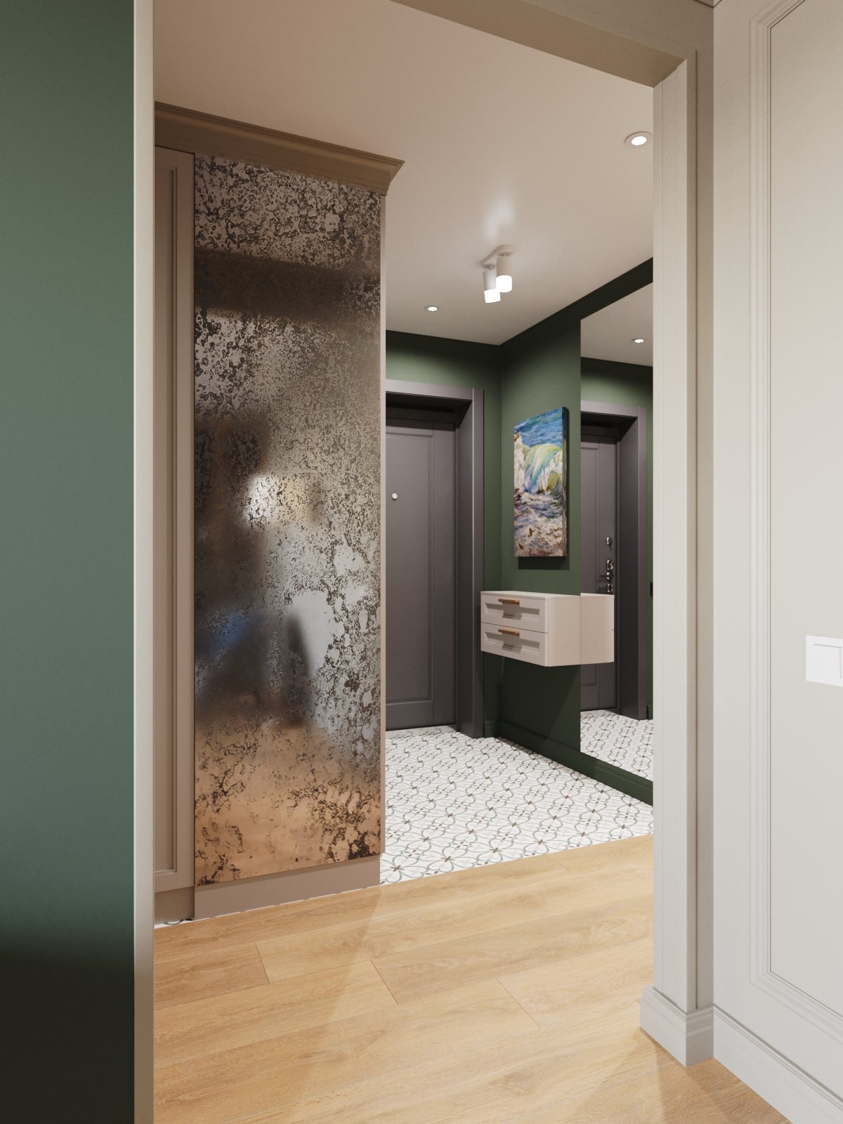 Проект трехкомнатной квартиры