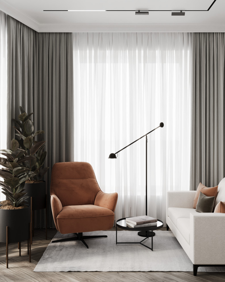 Дизайн интерьера квартиры в жилом комплексе "Сердце Столицы"