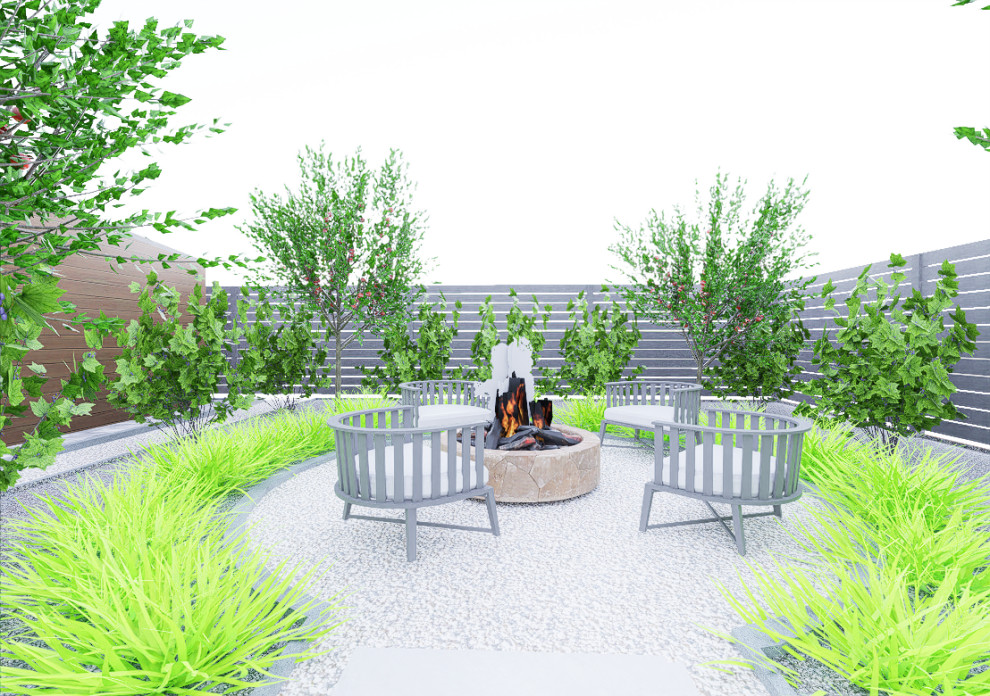 Дизайн участка 6 соток в современном стиле