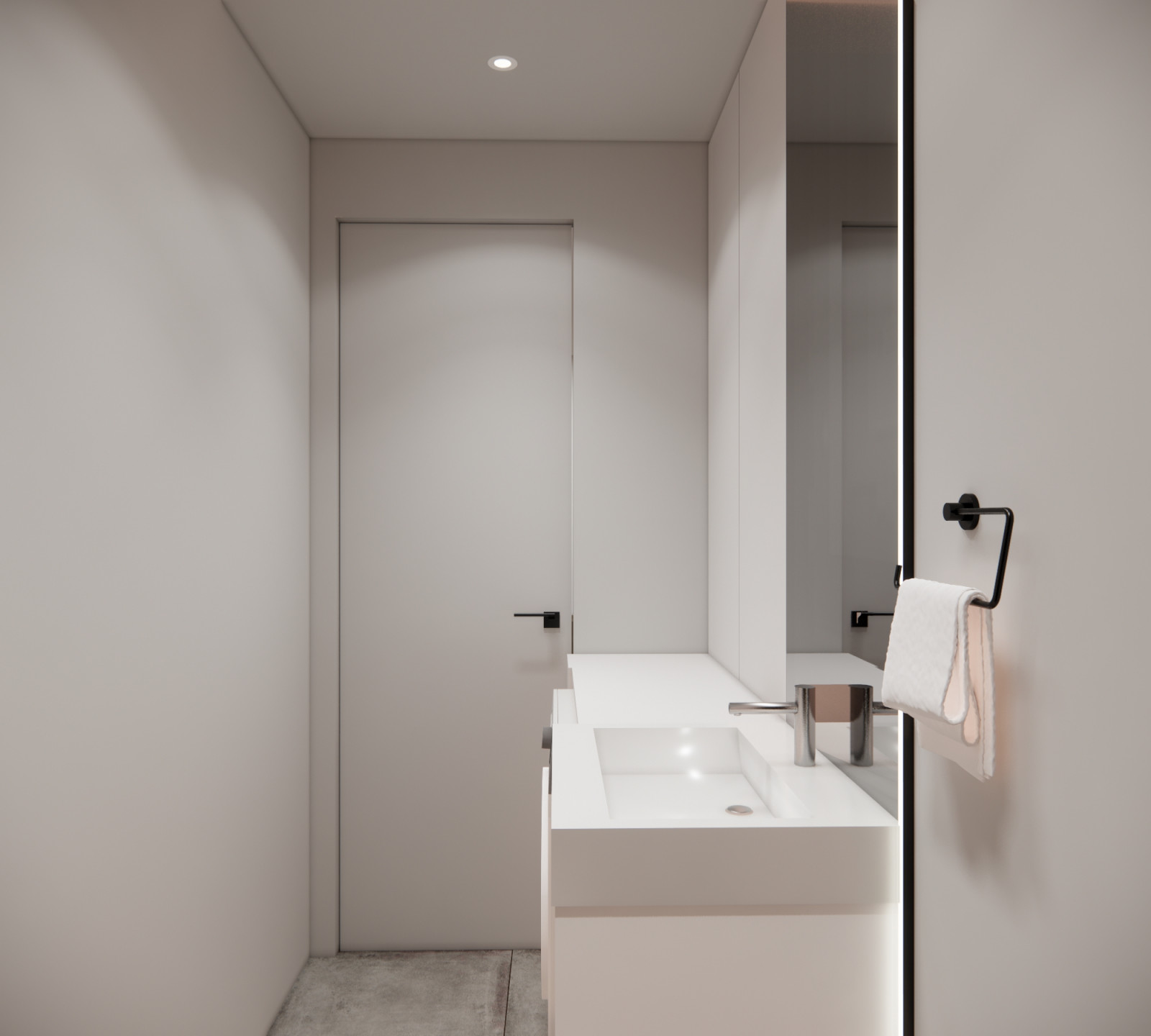 Минимализм в трёхкомнатной квартире