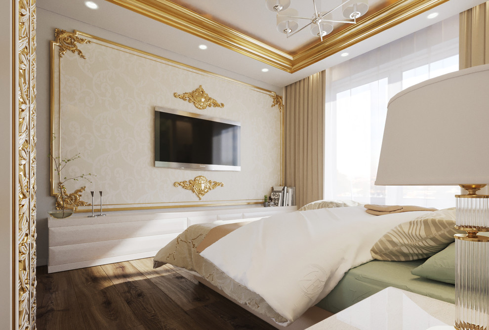 Кухня и спальня в классическом стиле.