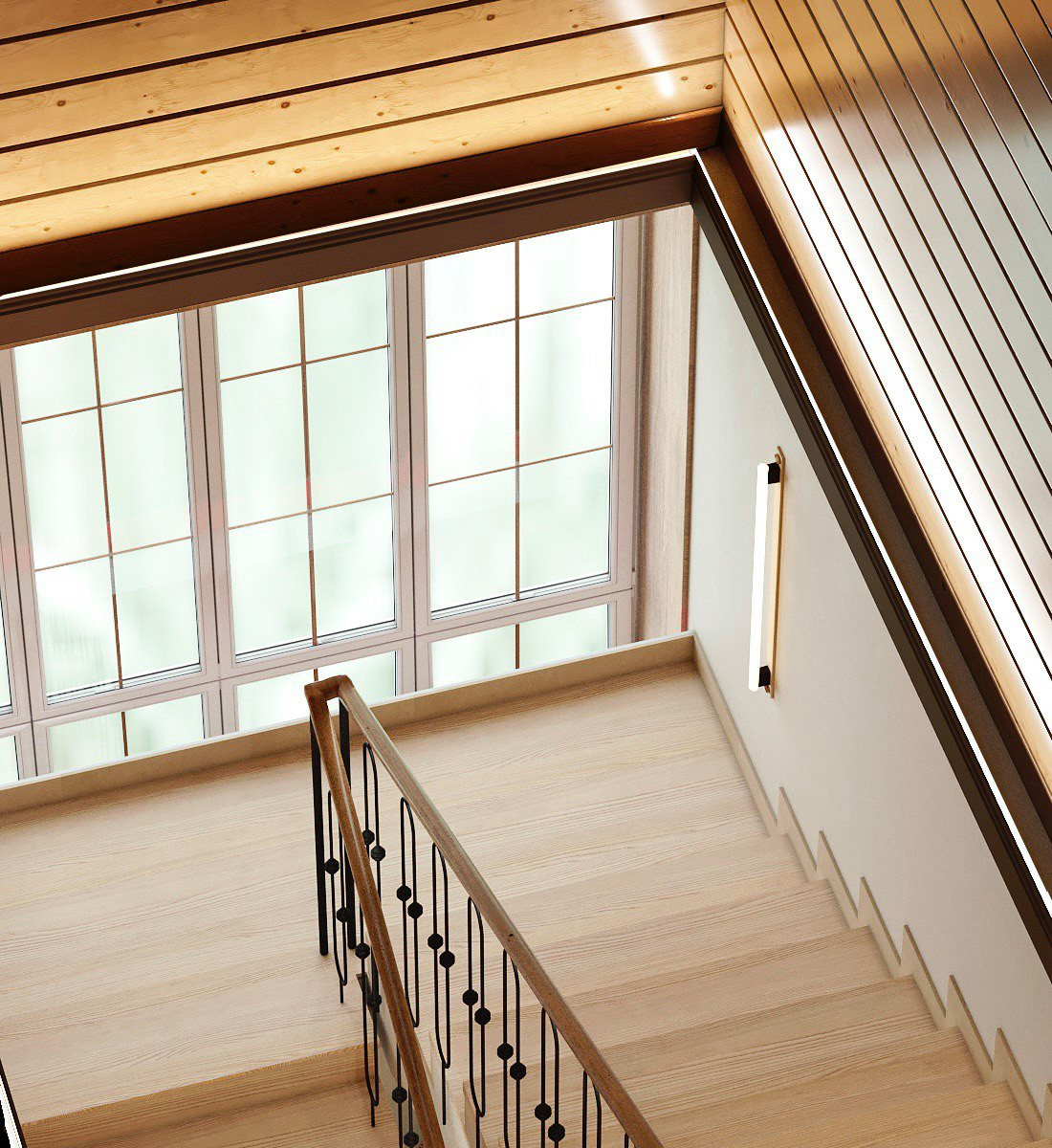 Загородный дом на озере, 230 м2