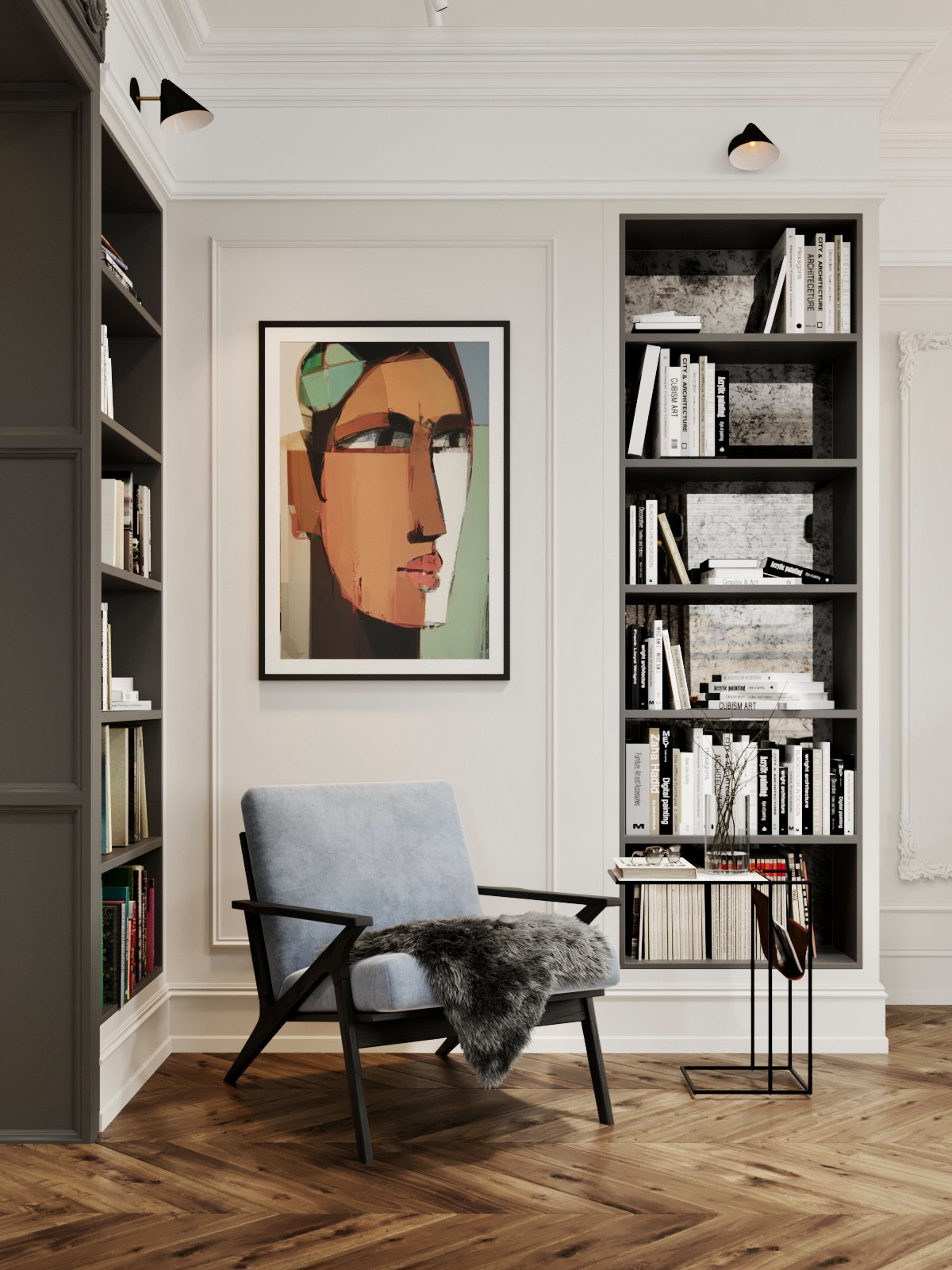 Квартира для сына дизайнера с хорошим вкусом. Вариант 2