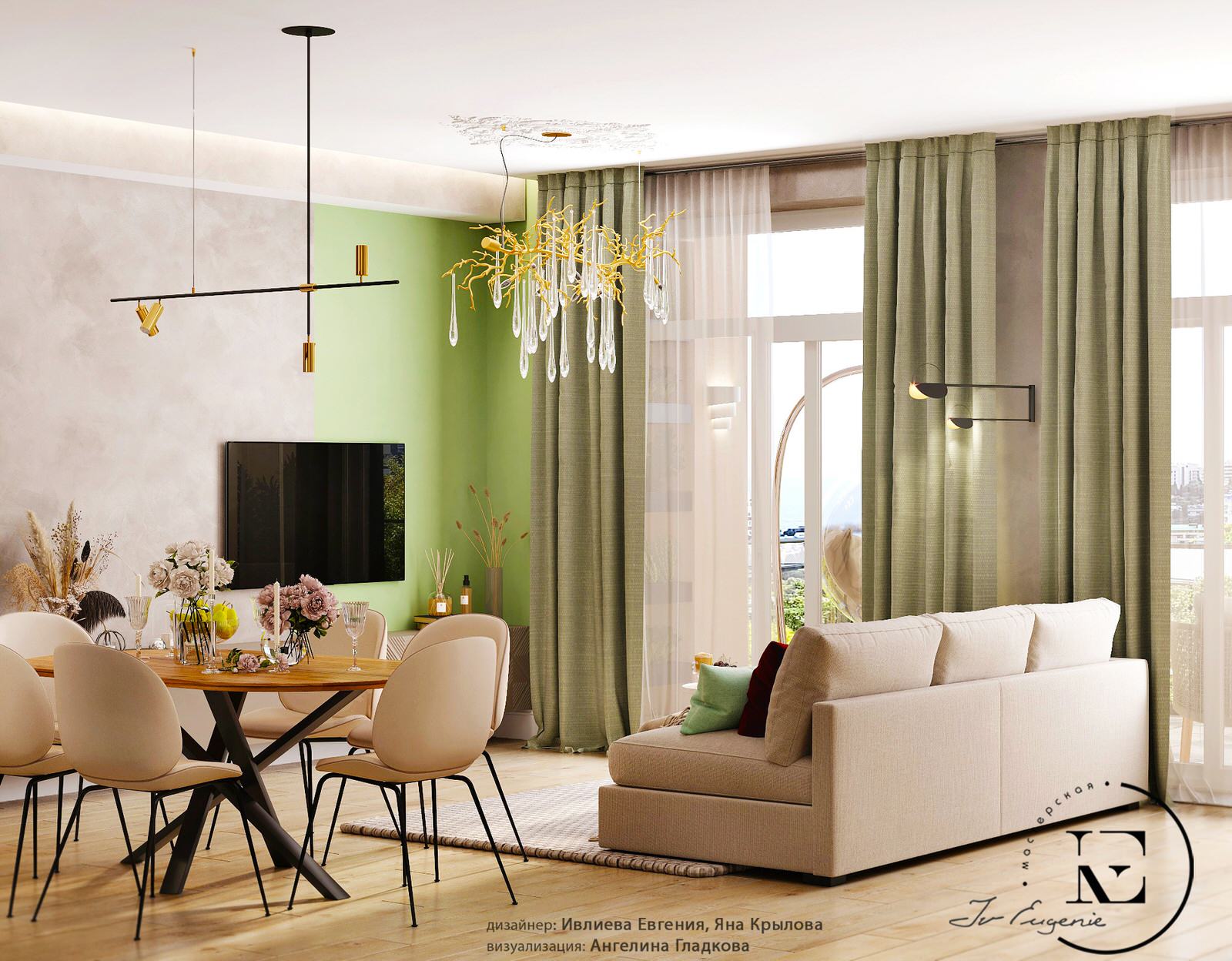 Квартира в стиле Soleray в Ялте.