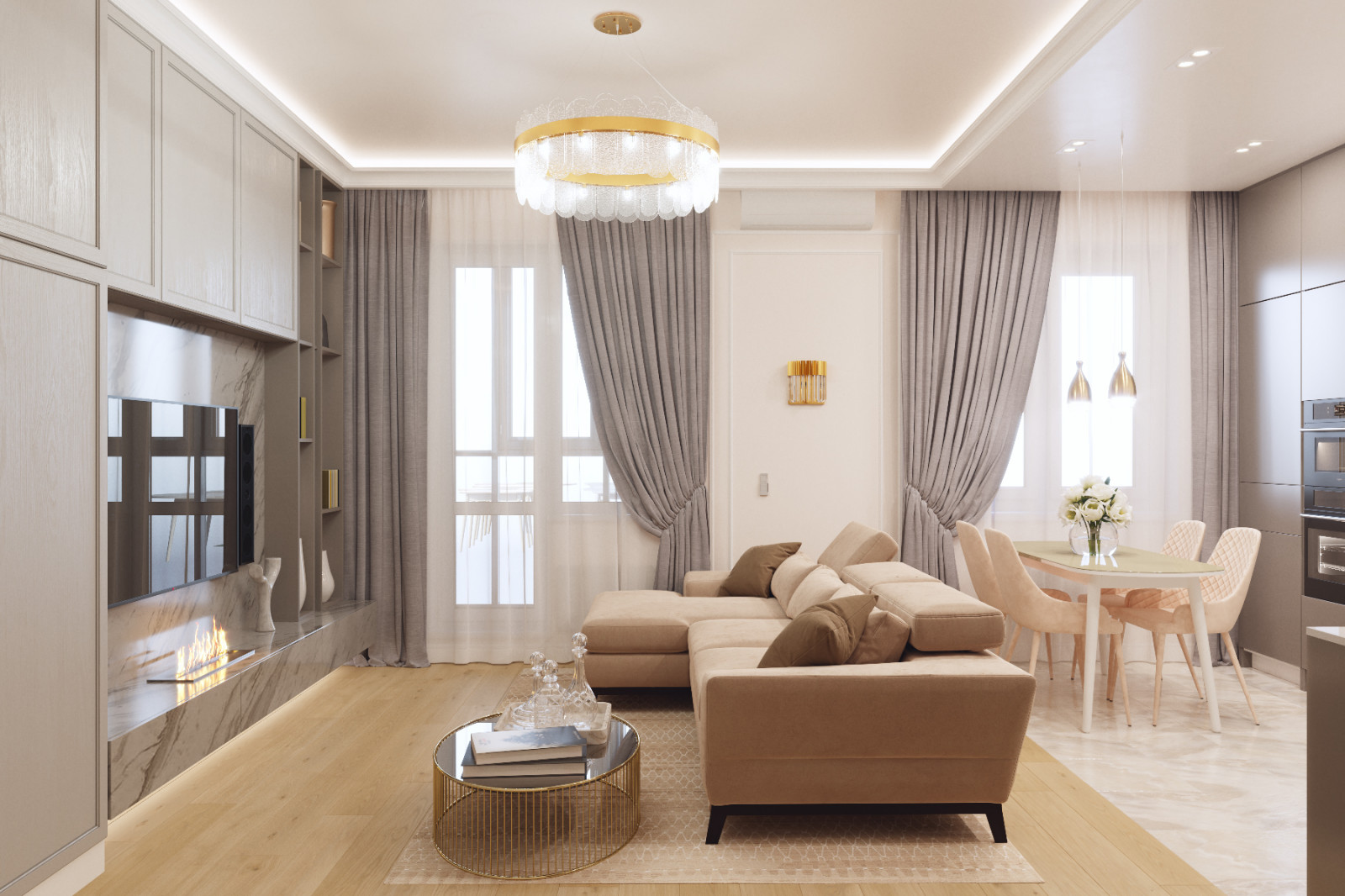 ЖК "Юпитер" 90 м2., проект 2020г.