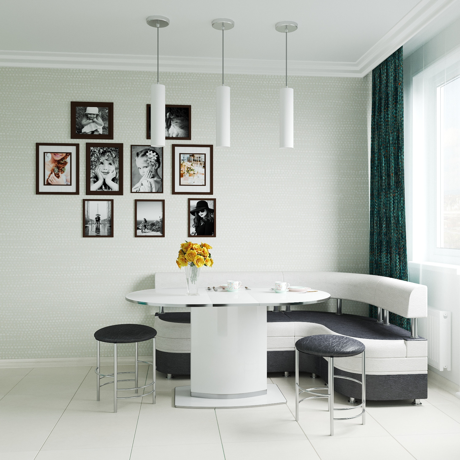 Обложка проекта: Стильная квартира для семьи из 3-х человек