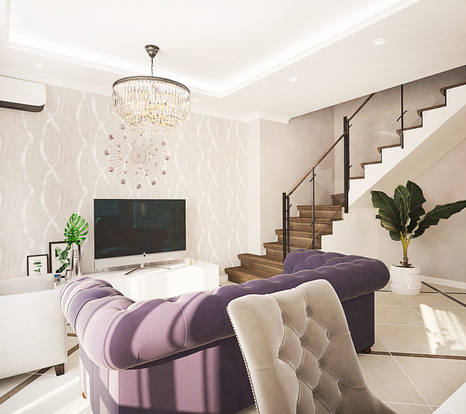 Обложка проекта: Duplex apartment for a family of 5 people
