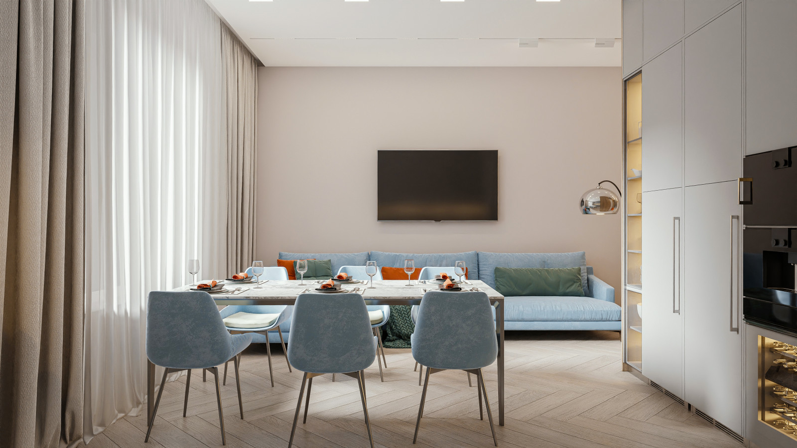 Уютная квартира для большой семьи  ЖК А-101