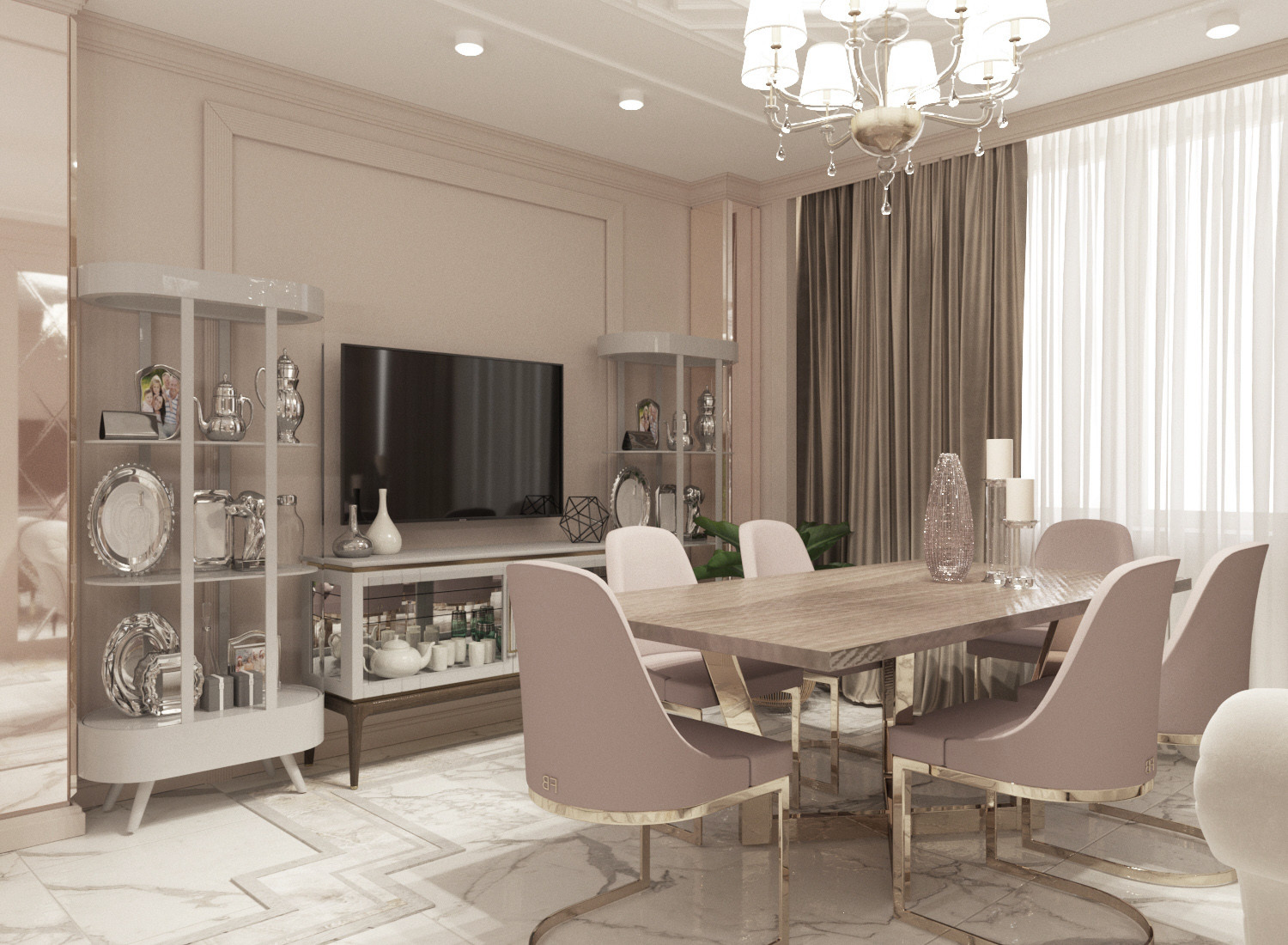 Обложка проекта: Интерьер квартиры в стиле Арт Деко