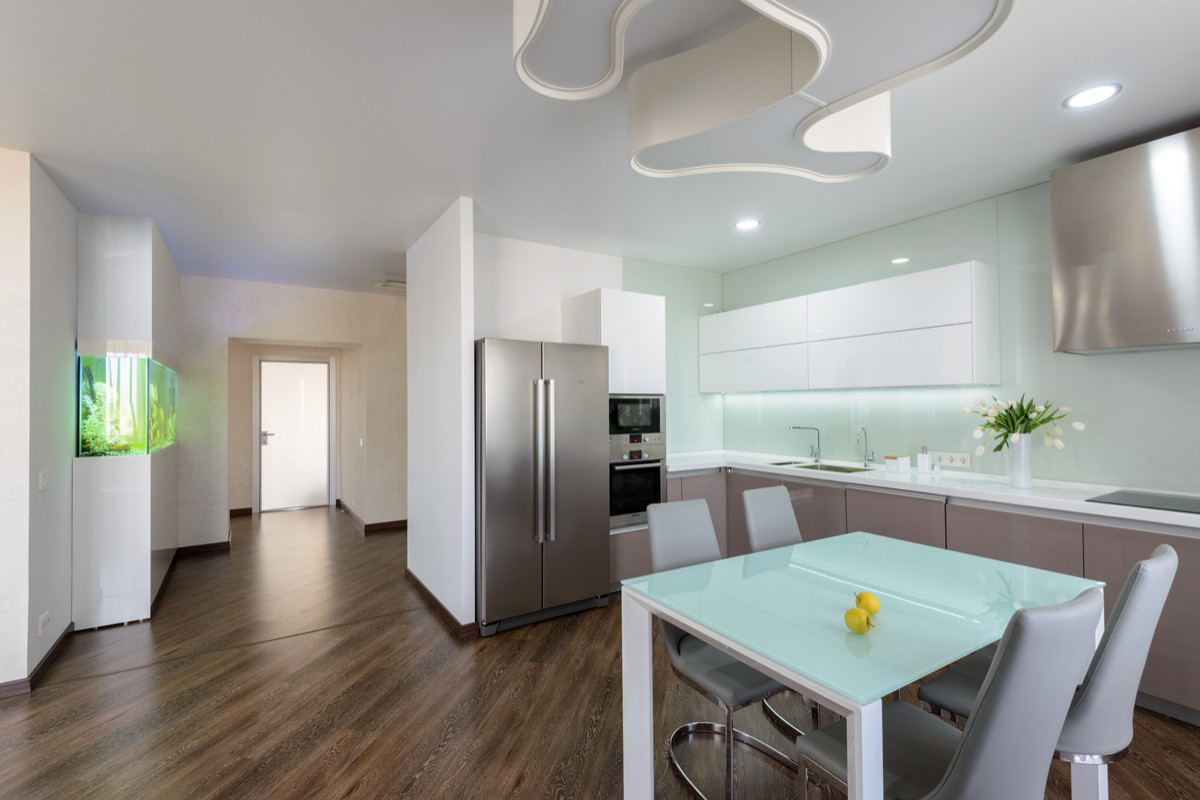 apartment with aquarium