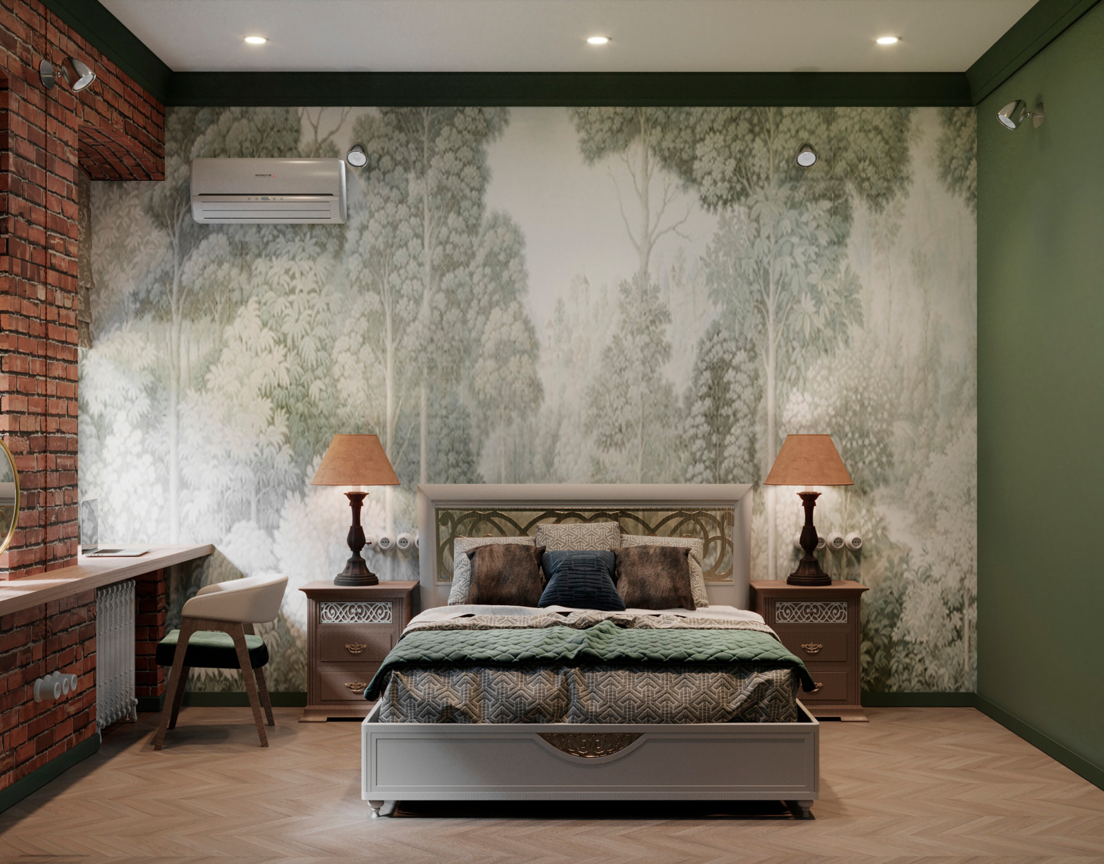 Интерьер в винтажном стиле для квартиры в доме дореволюционной застройки