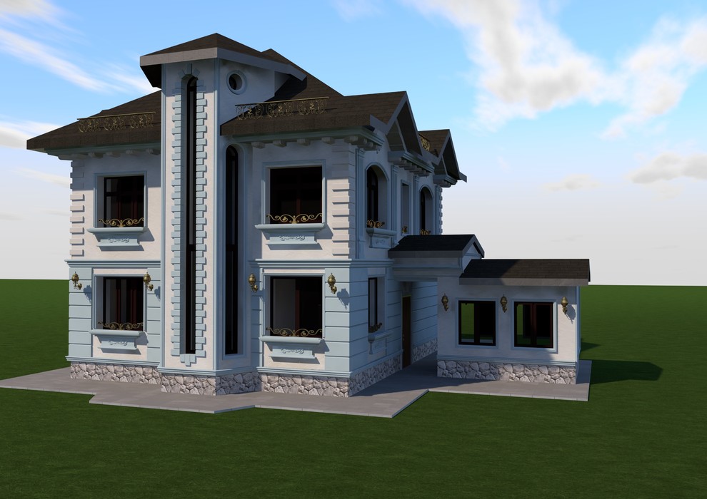 Обложка проекта: Фасад дома, 2018 года