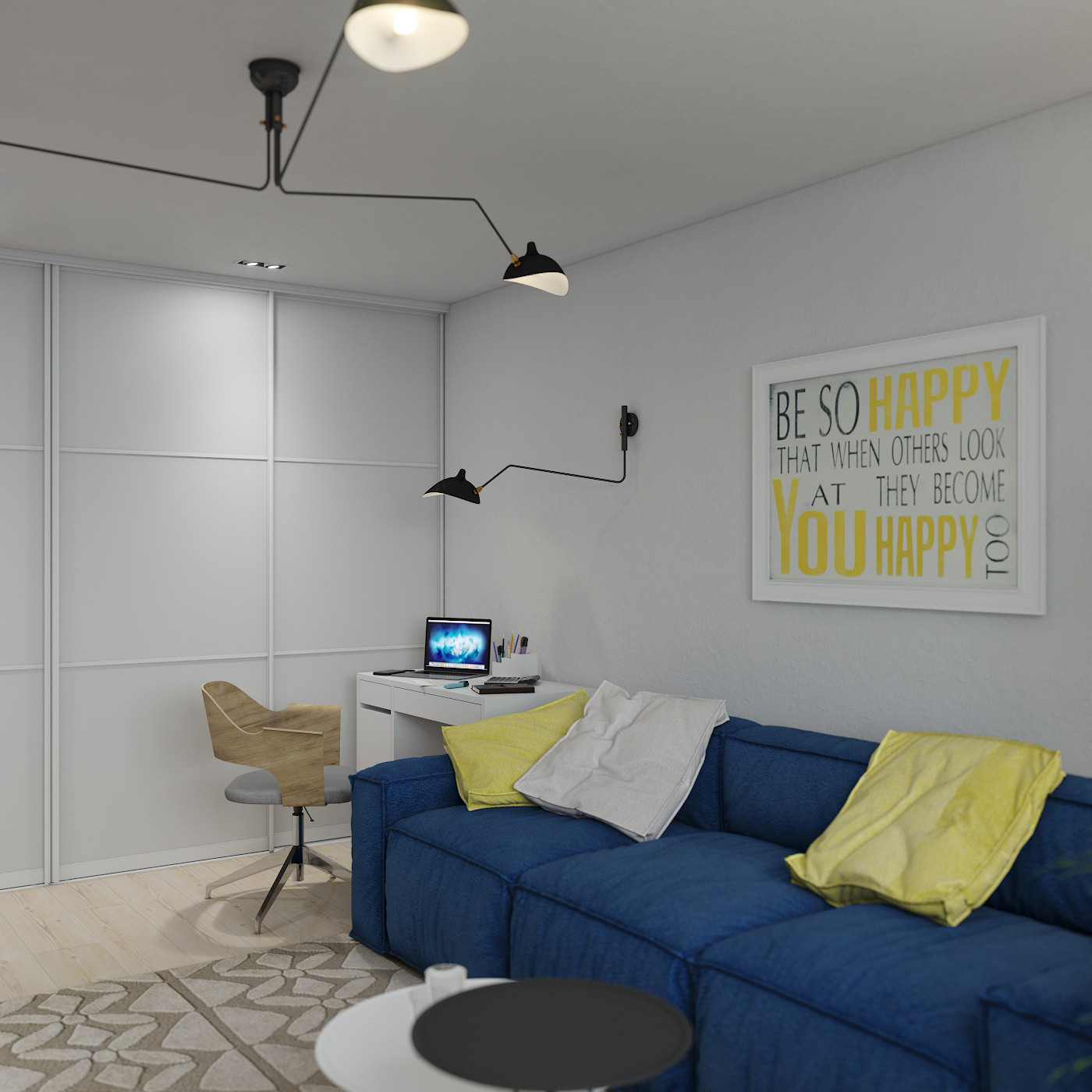 Однокомнатная квартира "Синий диван"