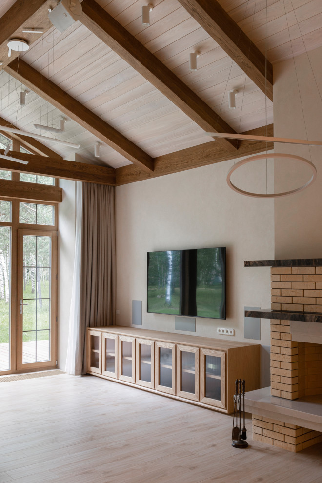 ПУбликация в "Красивые дома" . Дом на лесном участке