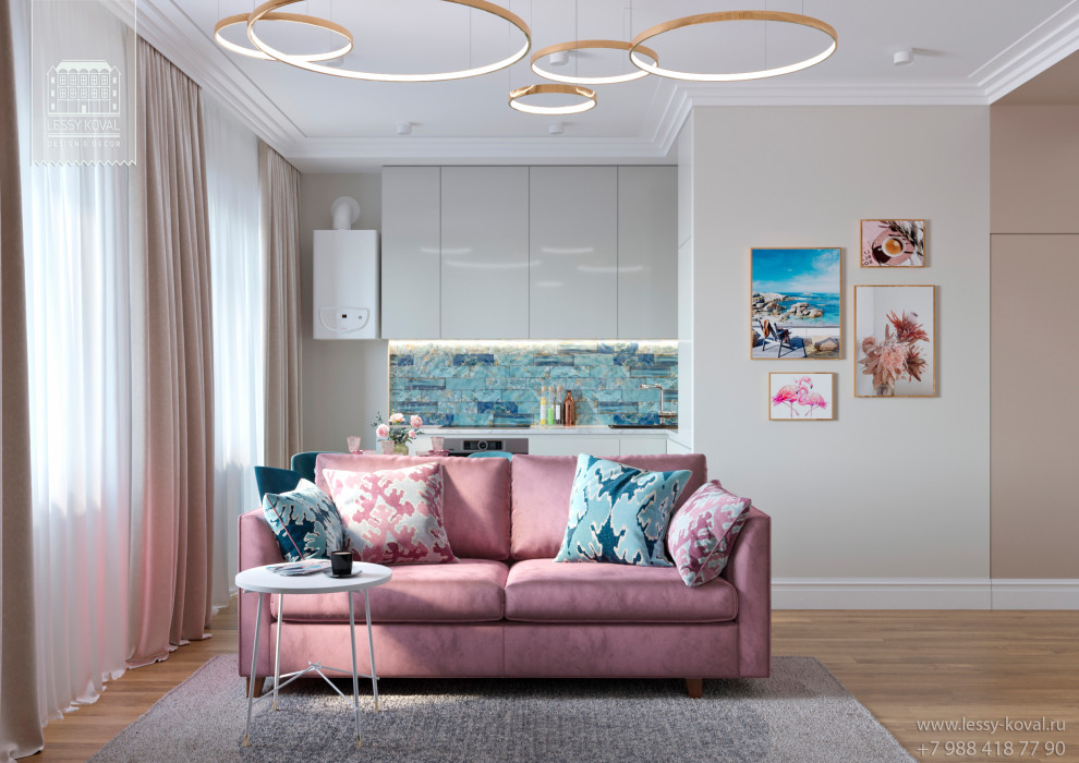 Море и фламинго