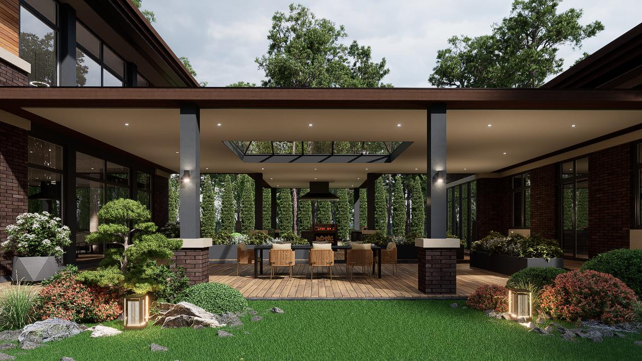 Вилла на берегу залива