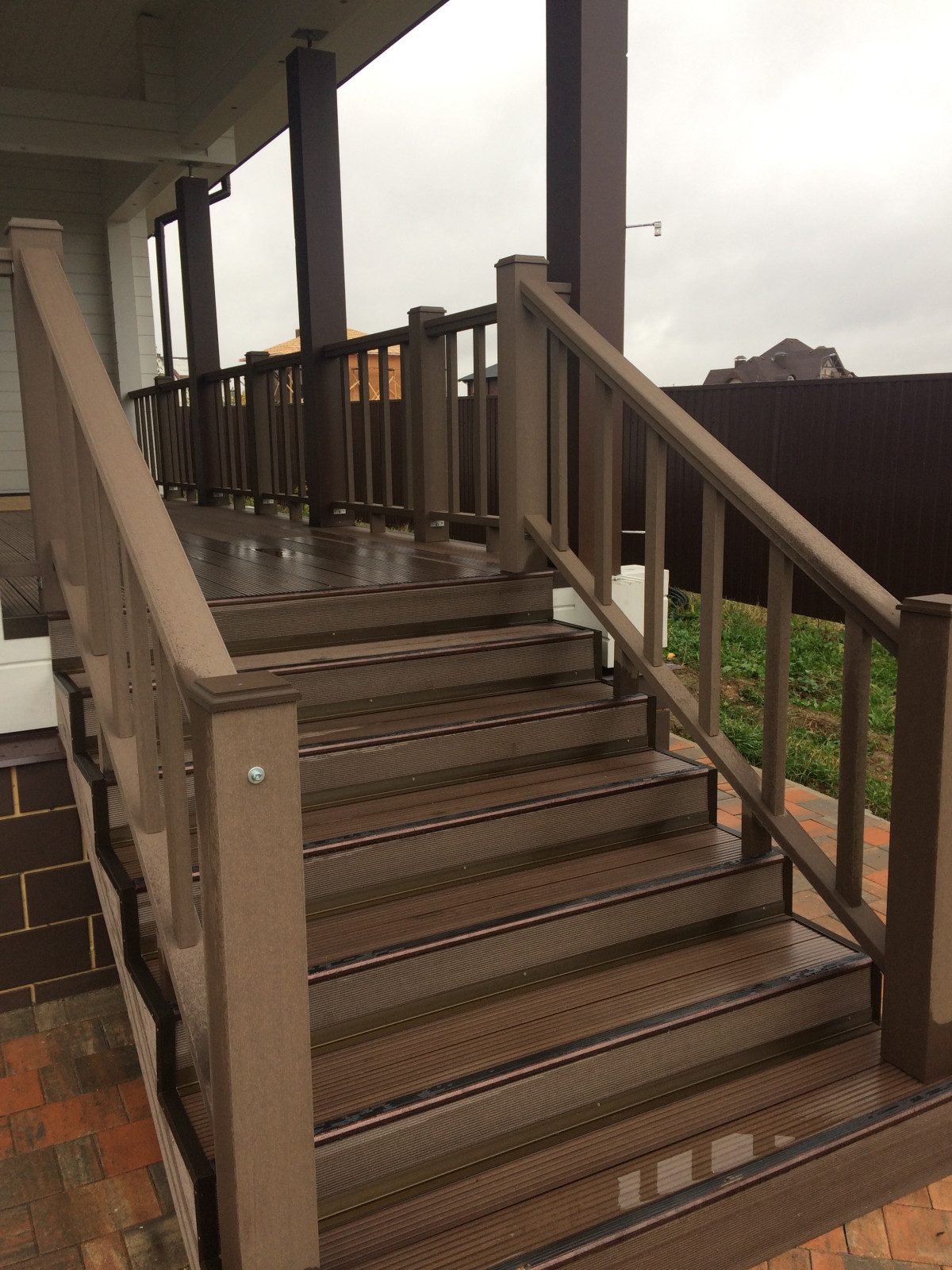 Загородный дом из клееного бруса