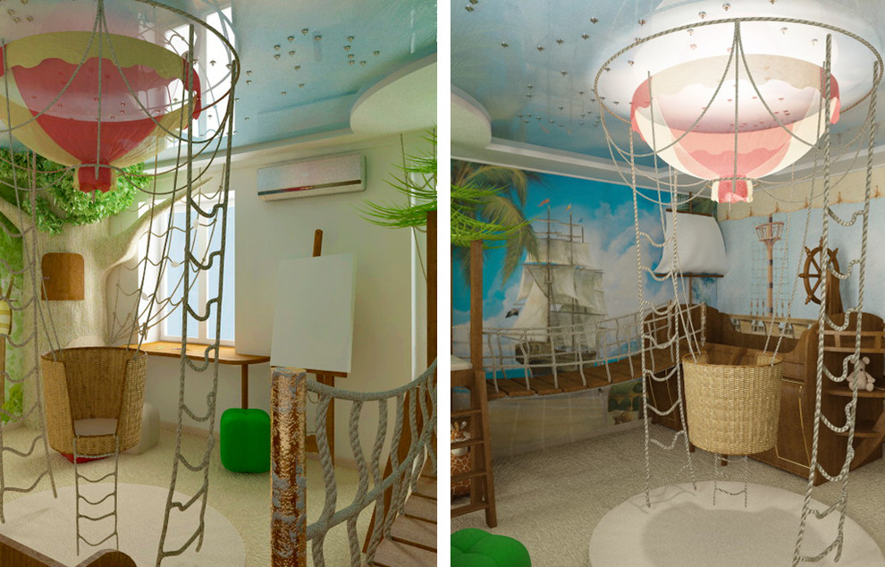 квартира 295 м², объединены 2 квартиры