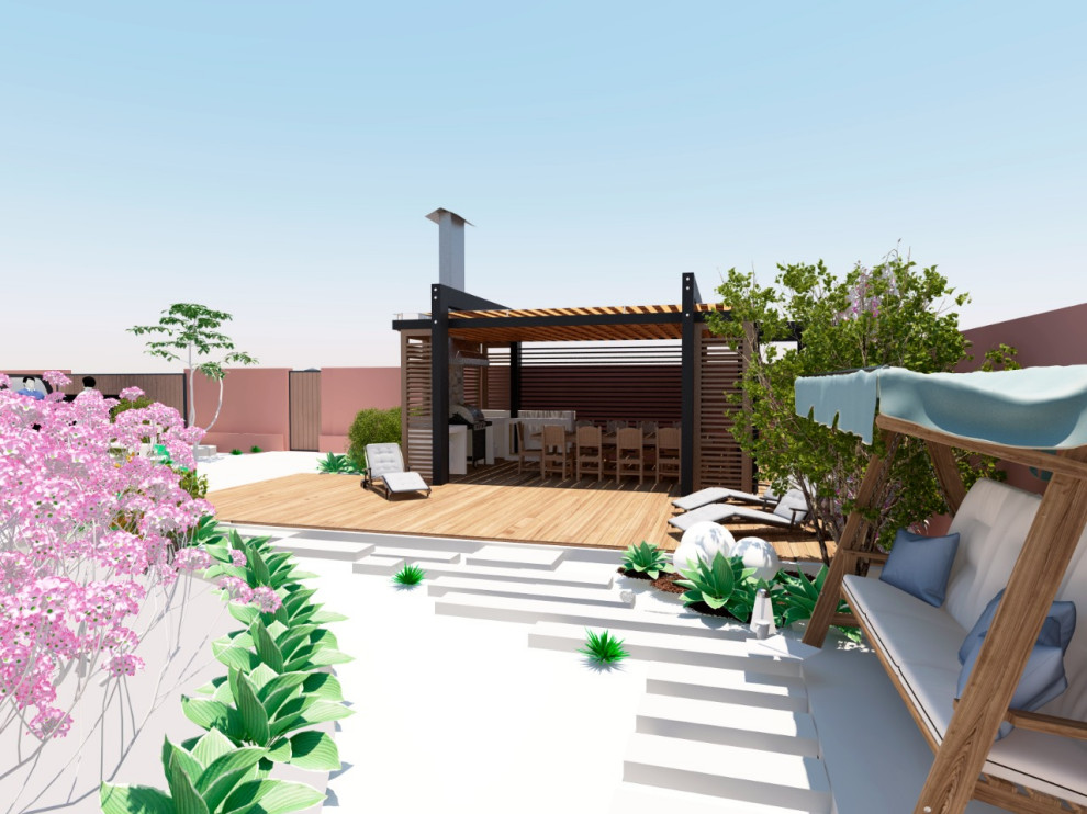 Ландшафтный дизайн участка загородного дома