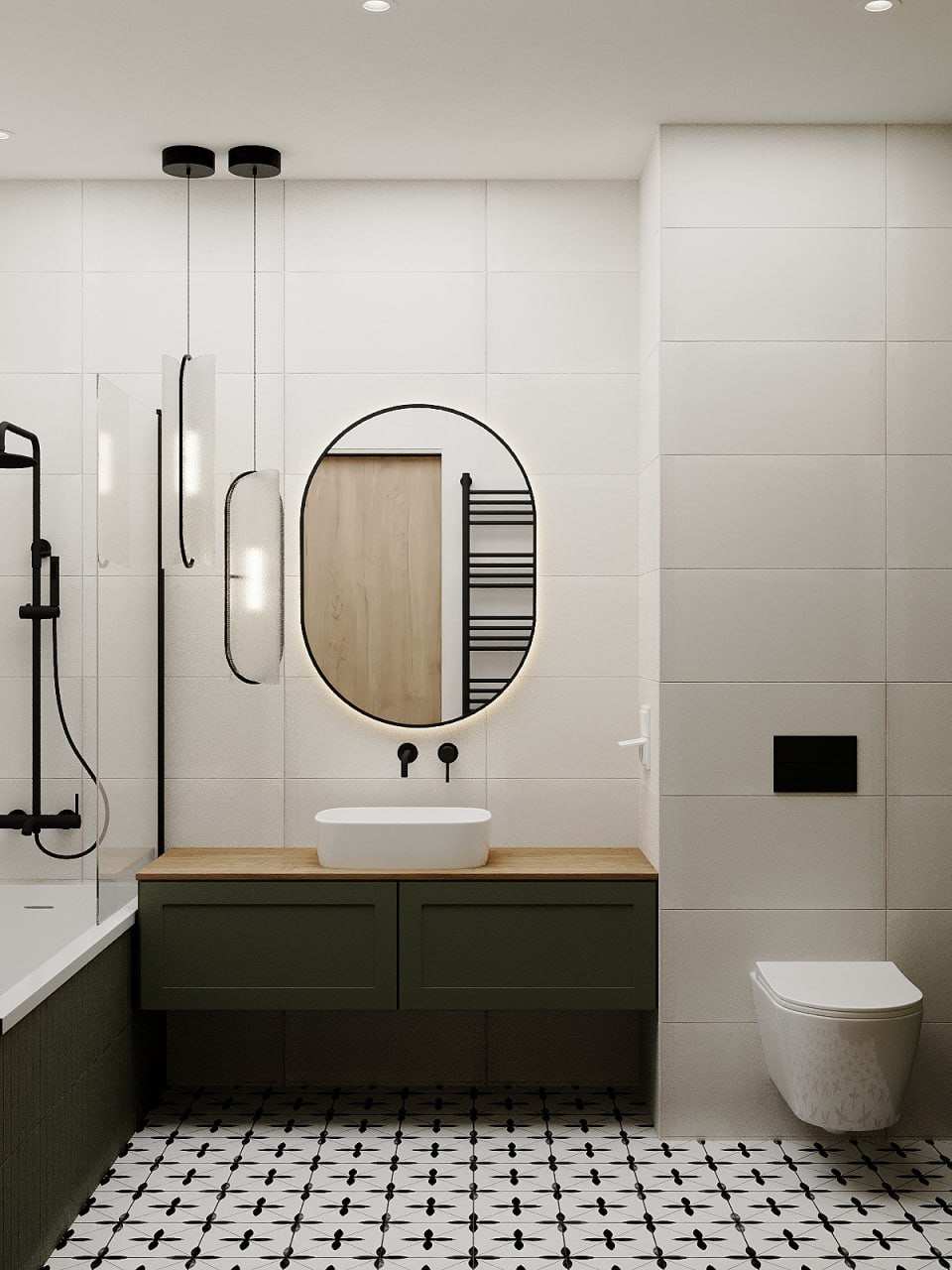 Интерьер квартиры (140 м2) в скандинавском стиле