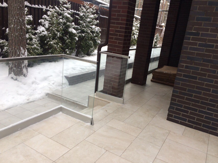 Ограждения террасы по периметру