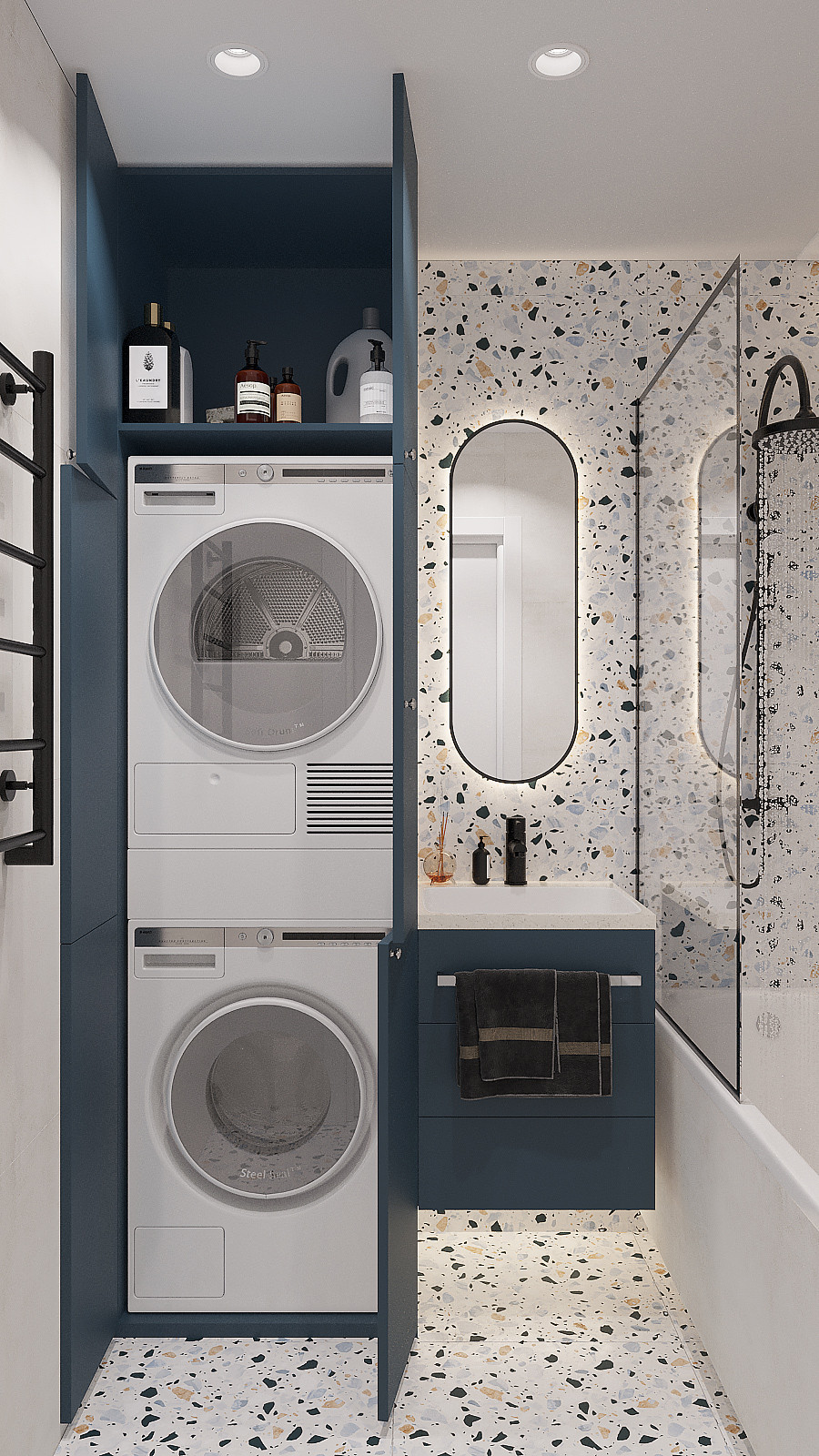 Дизайн-проект квартиры 37,74 кв.м. г.Томск ЖК Северный парк