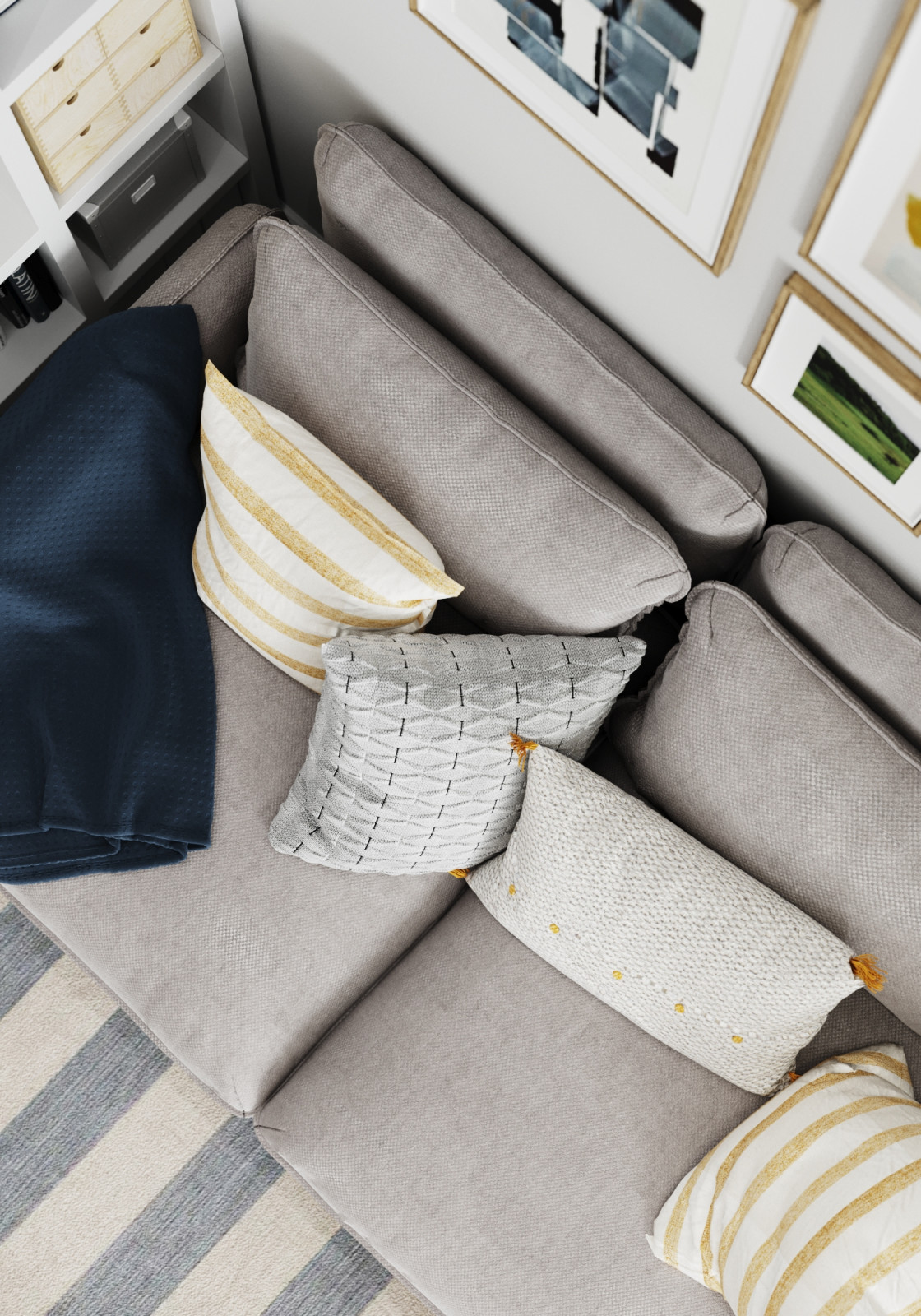 Дизайн-проект для молодой девушки 45,кв.м